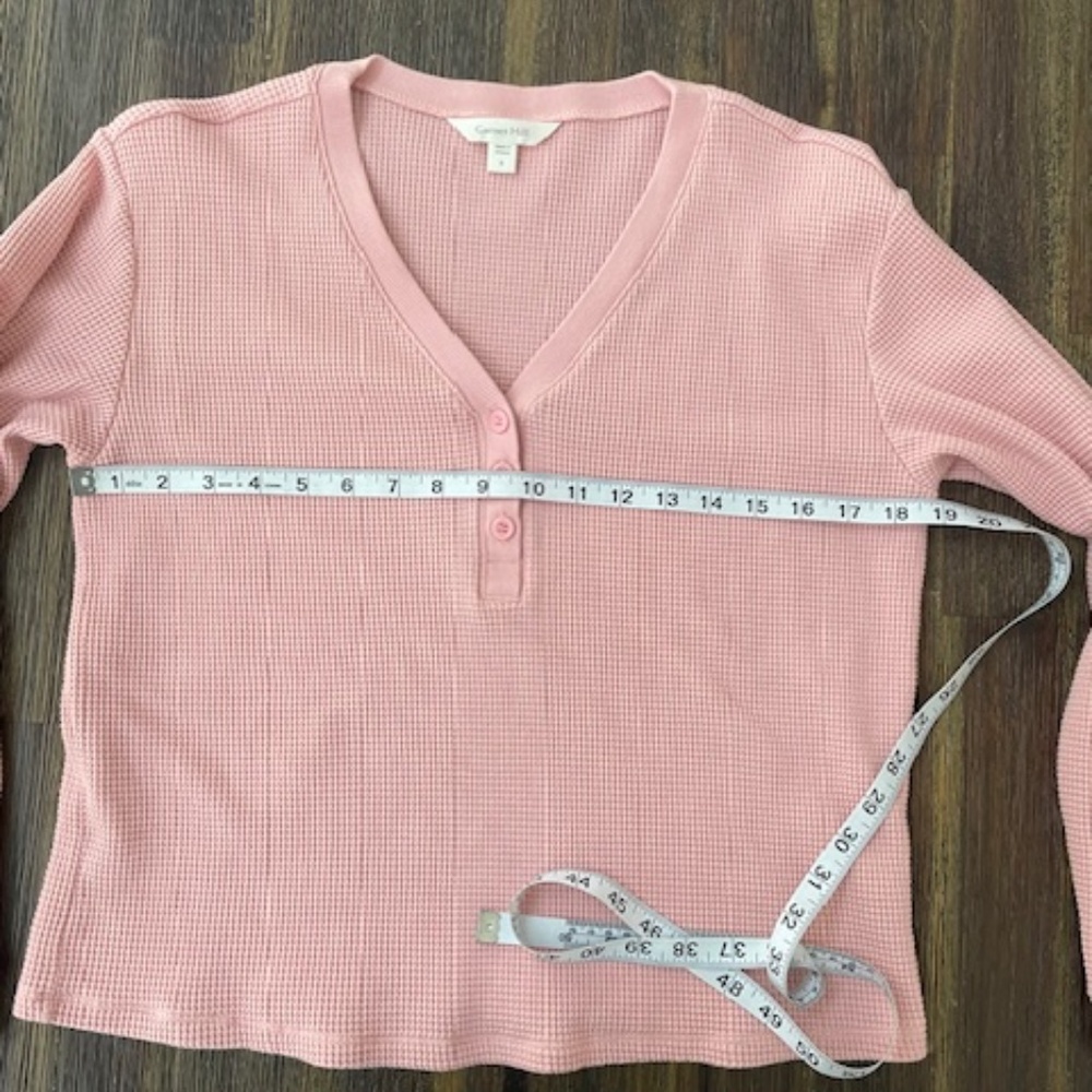 Garnet Hill Womens Waffle Knit Pullover Sz S EUC - Picture 6 of 8